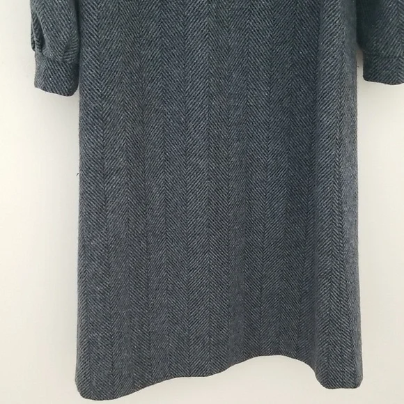 Luna Paris Gray Wool Blend Long Coat